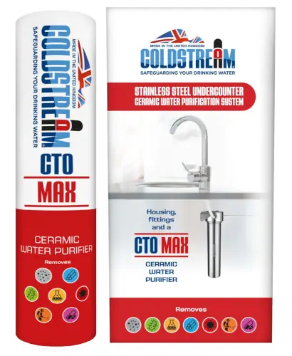 Filtre Coldstream sous évier CTO Max inox