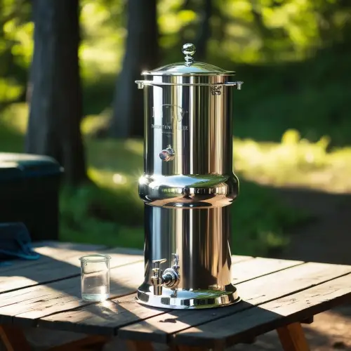 Fontaine filtre par gravité pour eau du robinet