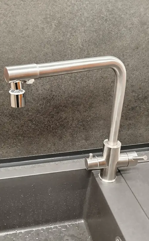 Mitigeur robinet à 3 voies avec eau filtrée pour filtre sous évier