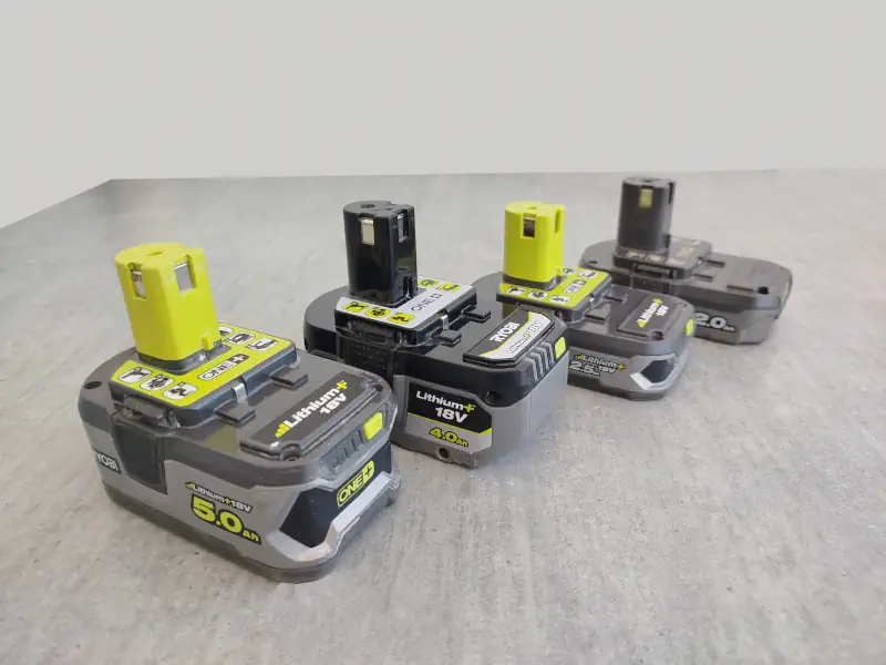 Batteries One+ Ryobi de différentes capacités en Ah