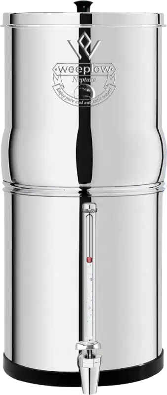 Filtre d'eau par gravité Weeplow de 8,5 litres.