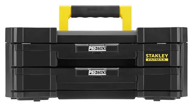 Coffret Stanley Pro-Stack 8L avec 2 tiroirs coulissants