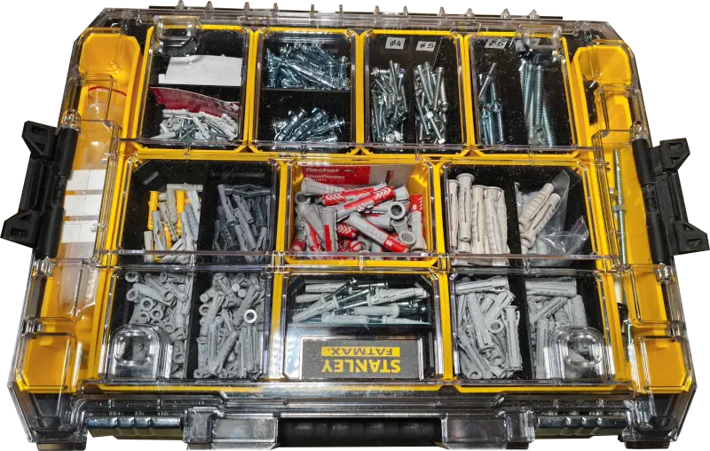 Organiseur Pro-Stack avec ajout de compartiments supplémentaires en impression 3D