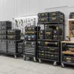 Rangement modulaires et mobiles des outils en atelier