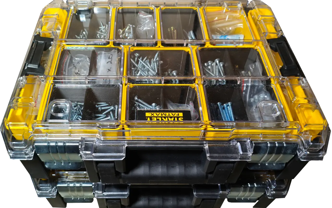 Un rangement solide organiseur Stanley Fatmax Prostack