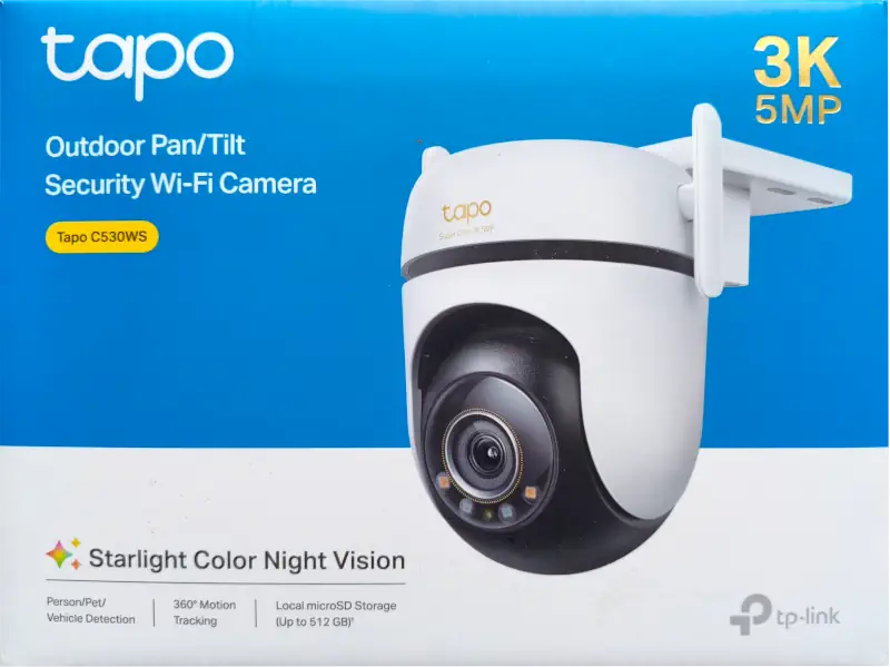 Boite de la caméra Tapo C530WS de face