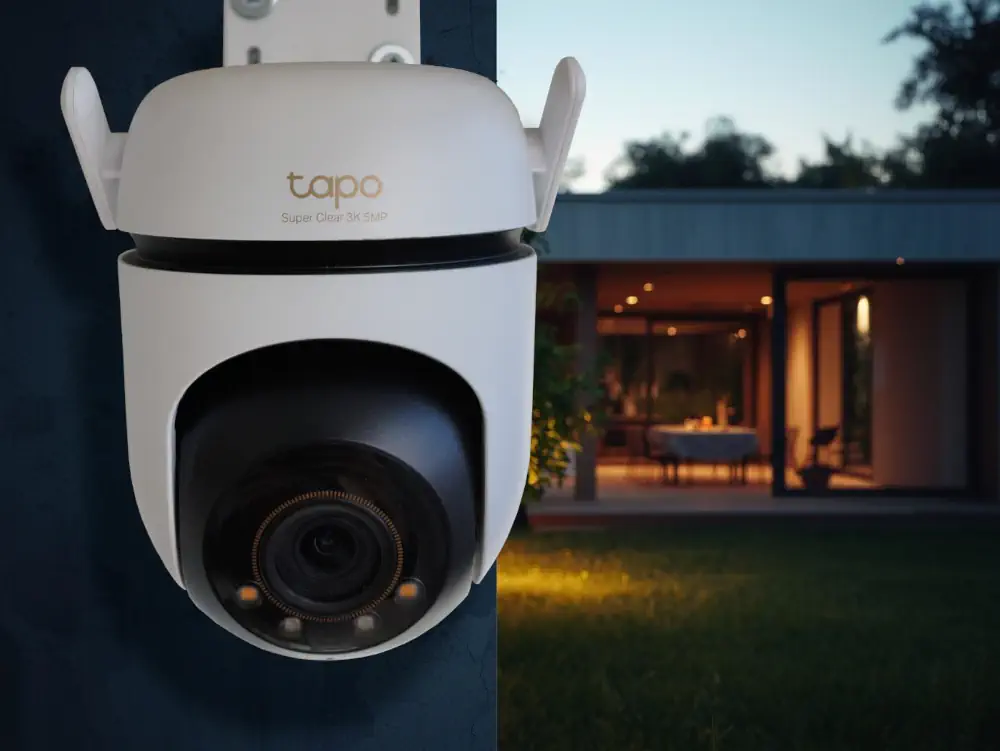 Caméra de surveillance Tapo C530WS 3K au domicile