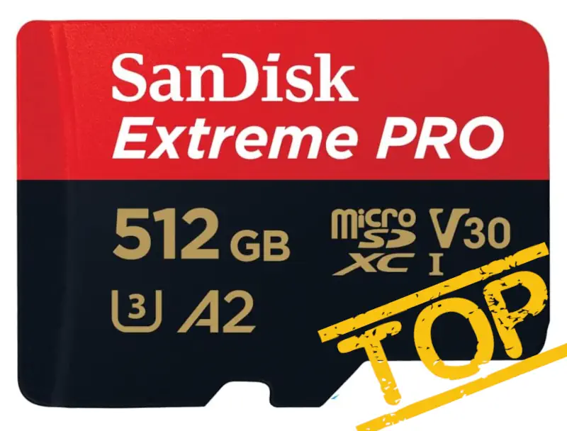 Carte microSD SanDisk Extreme Pro 512 GB