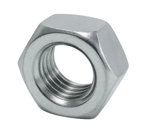 Un écrou en acier M10