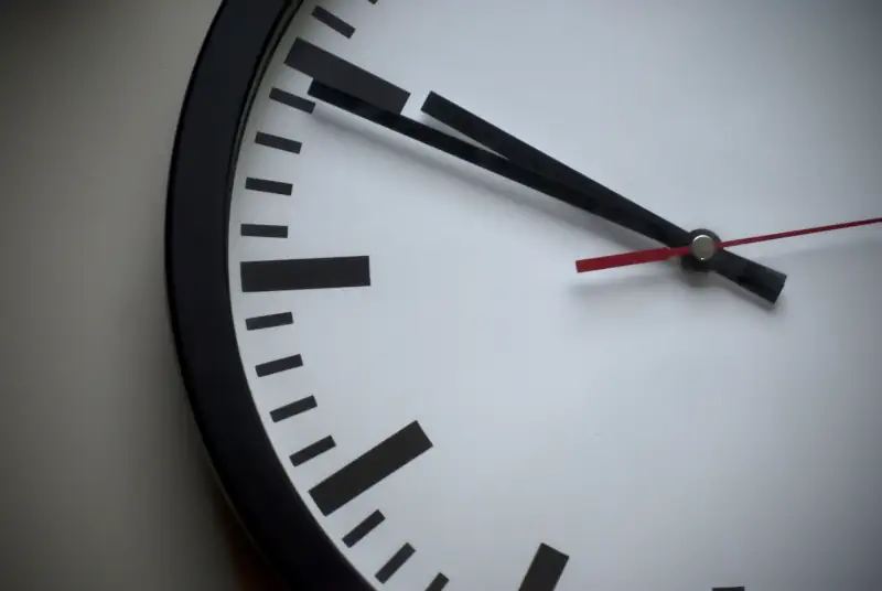 Une horloge