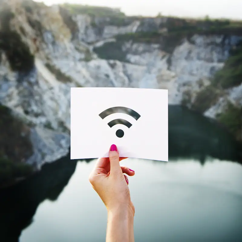 Wifi boosté dans la nature