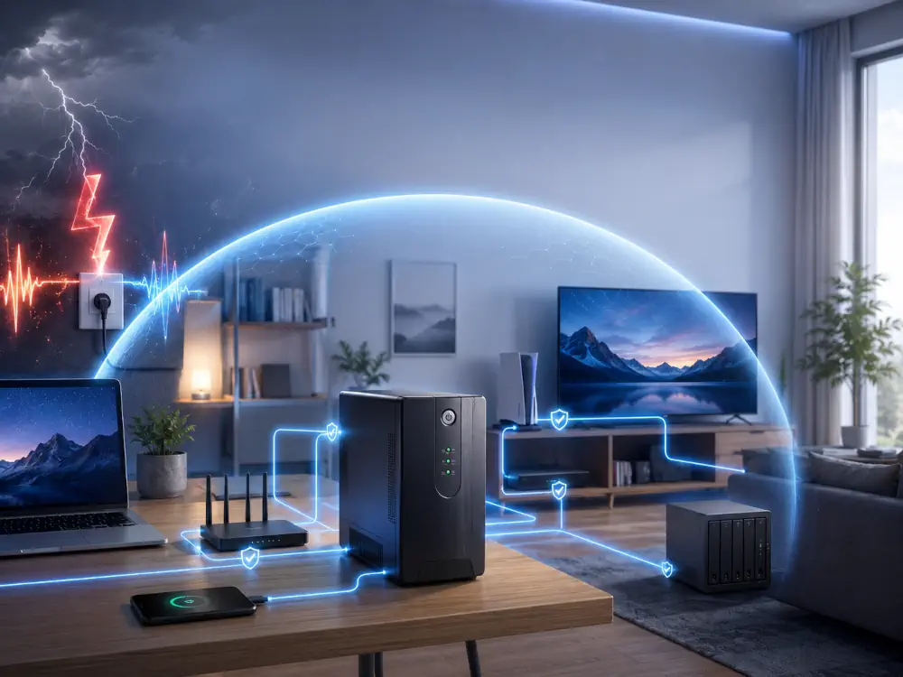Un onduleur qui protège l'installation électrique à domicile