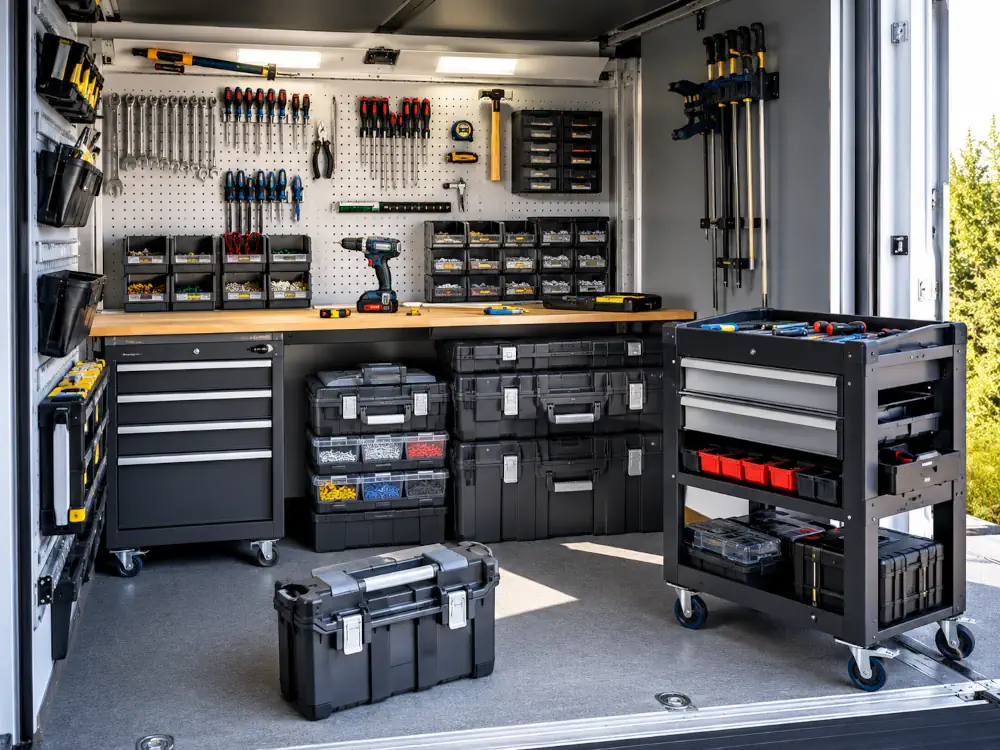 Solutions de rangement des outils modulaire et mobile