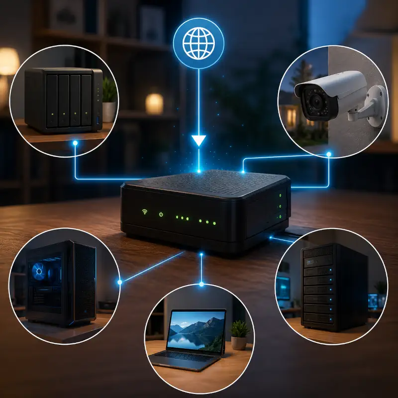 Ouvrir un port pour un serveur, une camera ou un NAS avec NAT