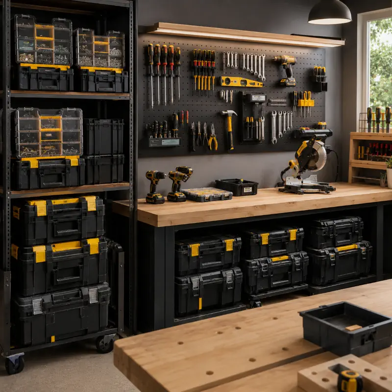 Rangement modulaire pour atelier fixe