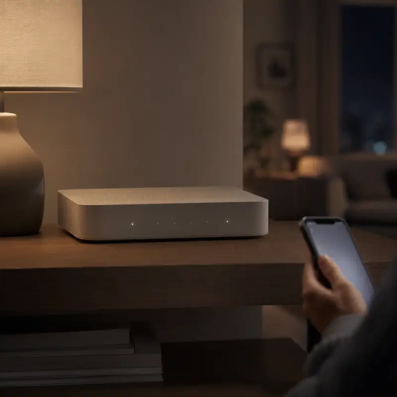 Réduire ou éteindre la luminosité des voyants de la box