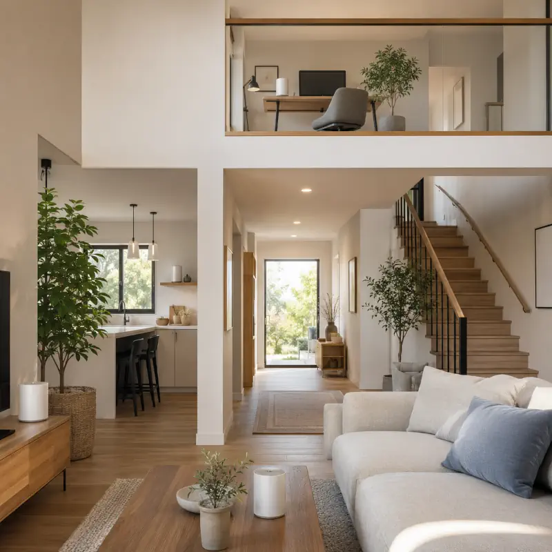 Un système mesh installé dans une maison