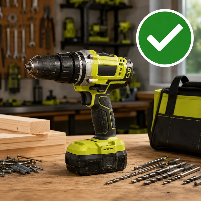 Visseuse Ryobi validée