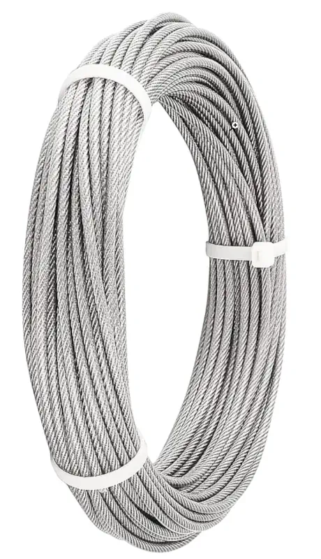 Câble en acier inoxydable 3mm gainé pvc