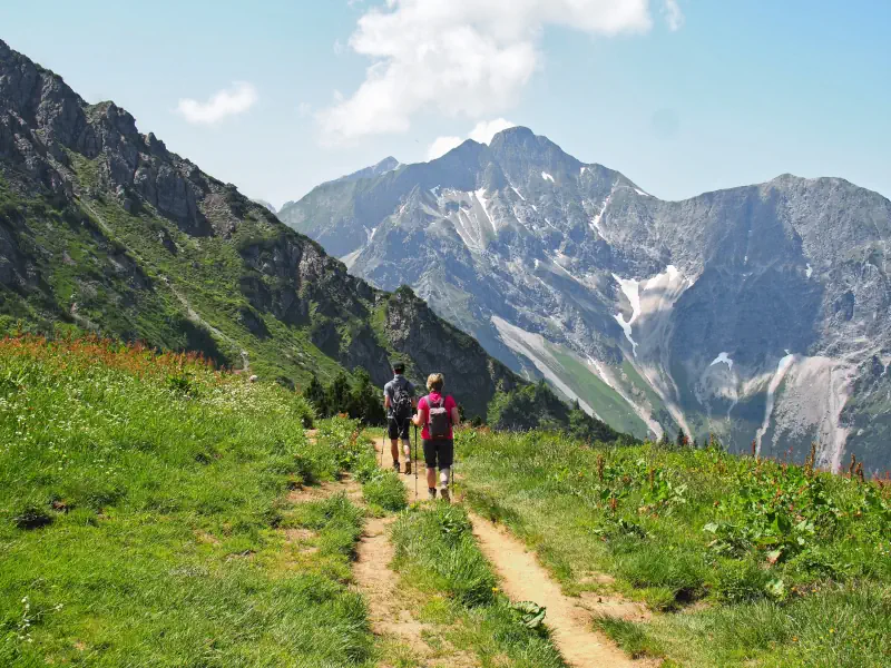 Randonnée avec paille filtrante
